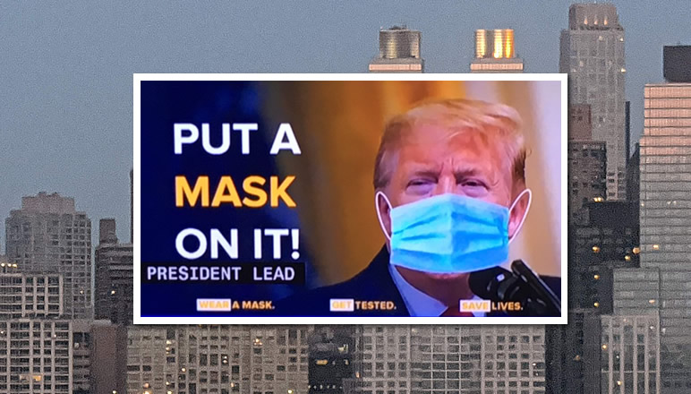 ニューヨーク便り：トランプ大統領がマスクをするまで
